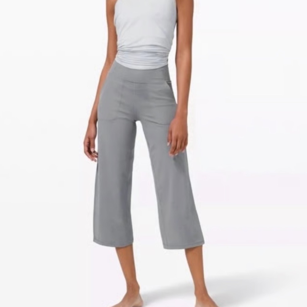 Lululemon Align Wide Leg High Rise Crop Pants